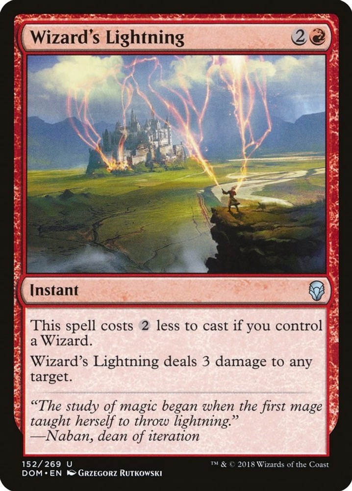 LP – Wizard’s Lightning [DOM – 152] Dominaria