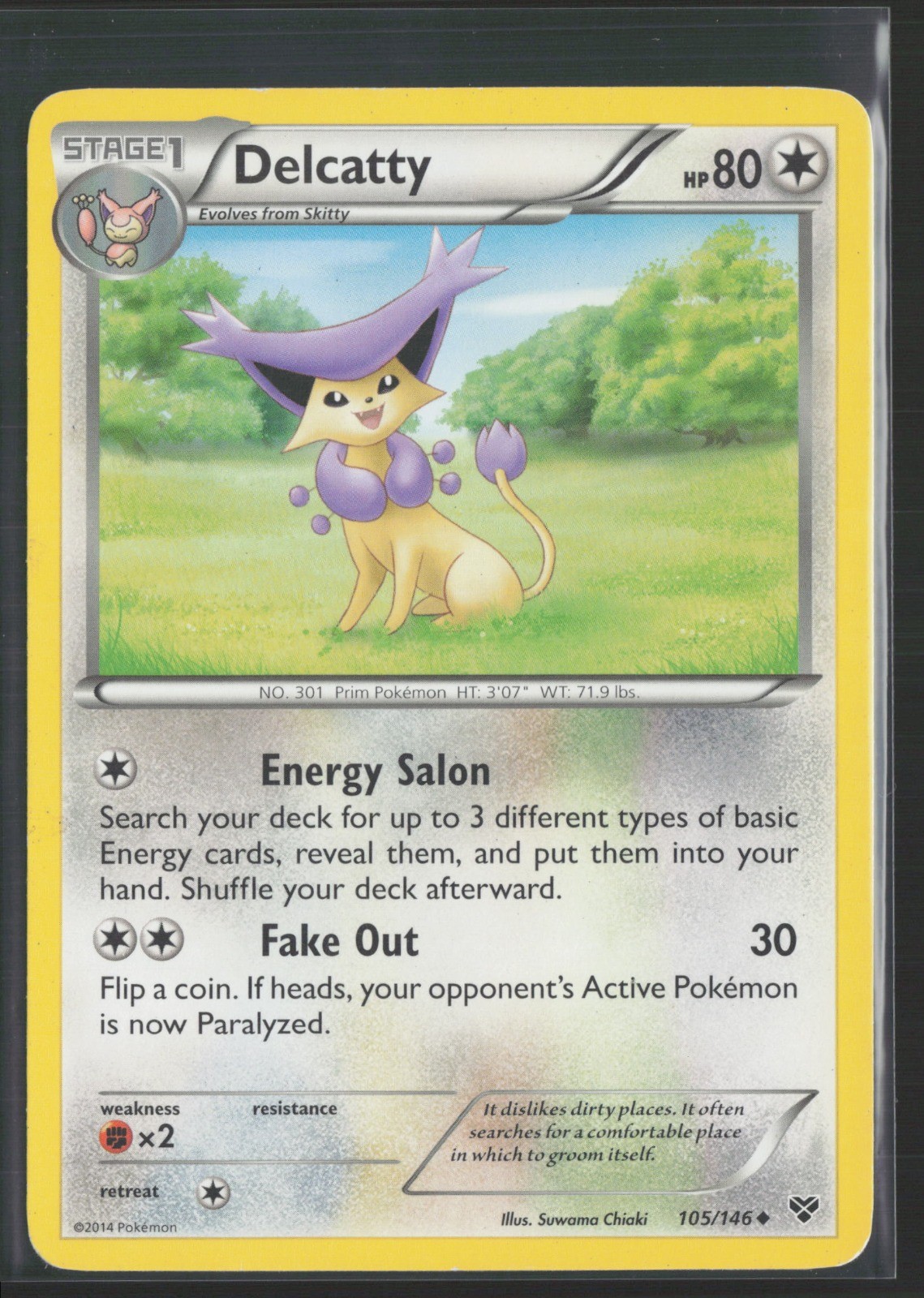 Delcatty 105/146 – XY Base Set – HP