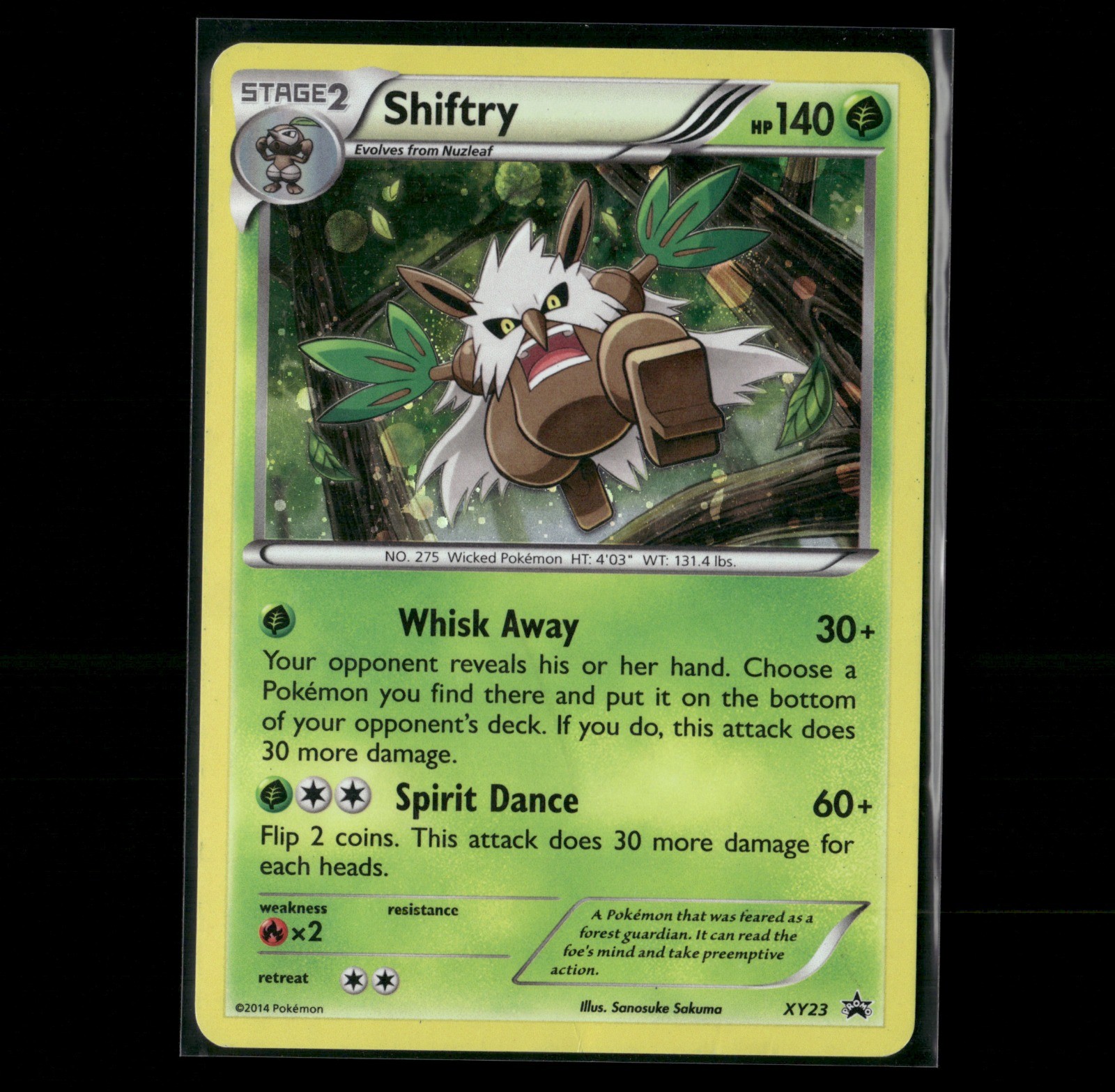 Shiftry Promo #XY23 XY Promos 2013 MP Sanosuke Sakuma