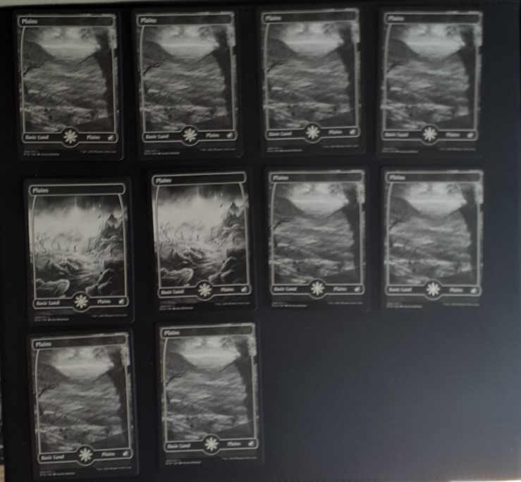 10x FULL ART PLAINS – Midnight Hunt – MTG – Magic the Gathering