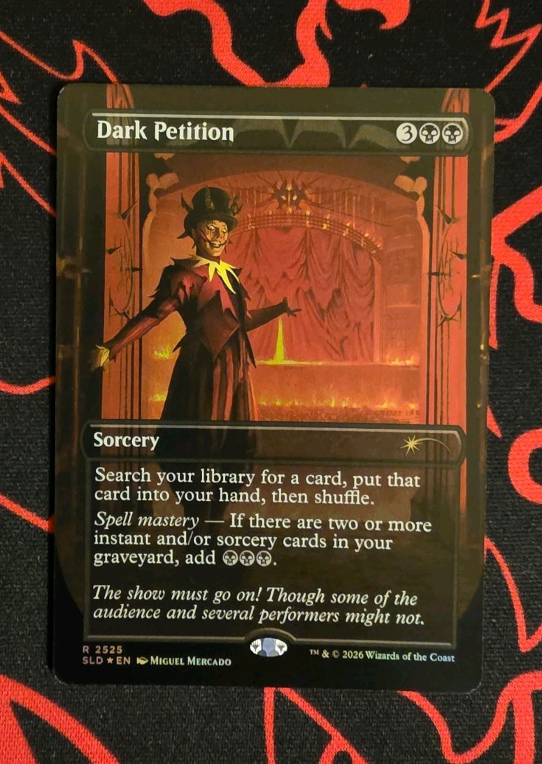 MTG Dark Petition x1 Near Mint *FOIL* from Secret Lair Drop Series