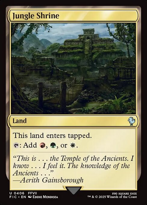 Jungle Shrine 406 U Normal FIC MTG NM