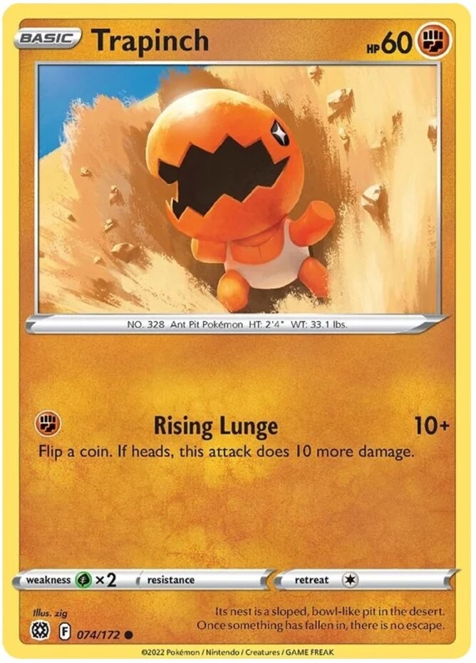 Trapinch – 074/172 – Common – Near Mint