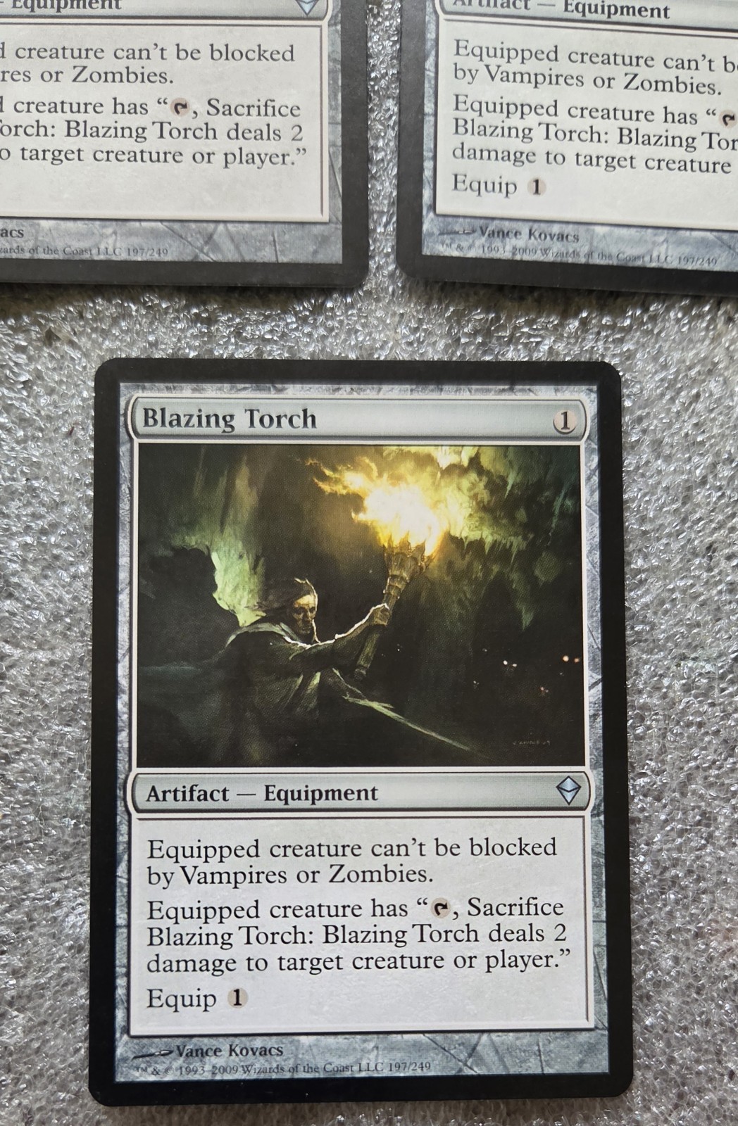 Blazing Torch Zendikar Regular Magic The Gathering X3 LP See Pics English MTG