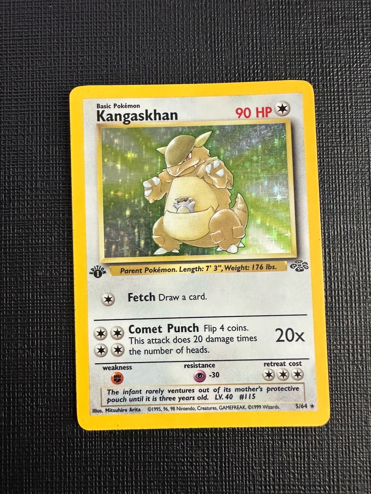 Wizards of the Coast Kangaskhan Jungle 1999 Holo Rare English HP 90 5/64