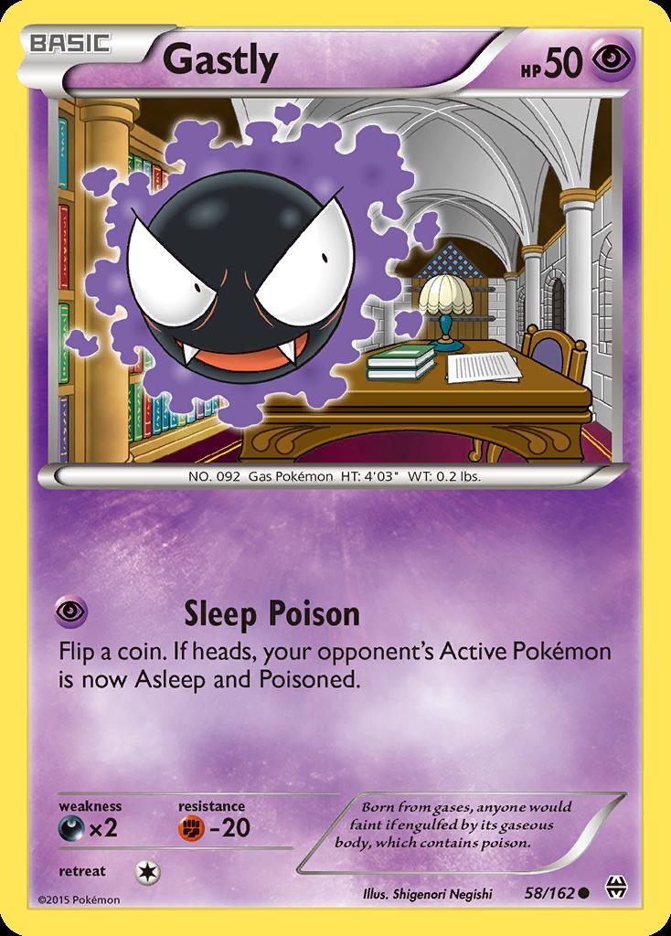 Pokemon Gastly (58/164) BREAKthrough LP