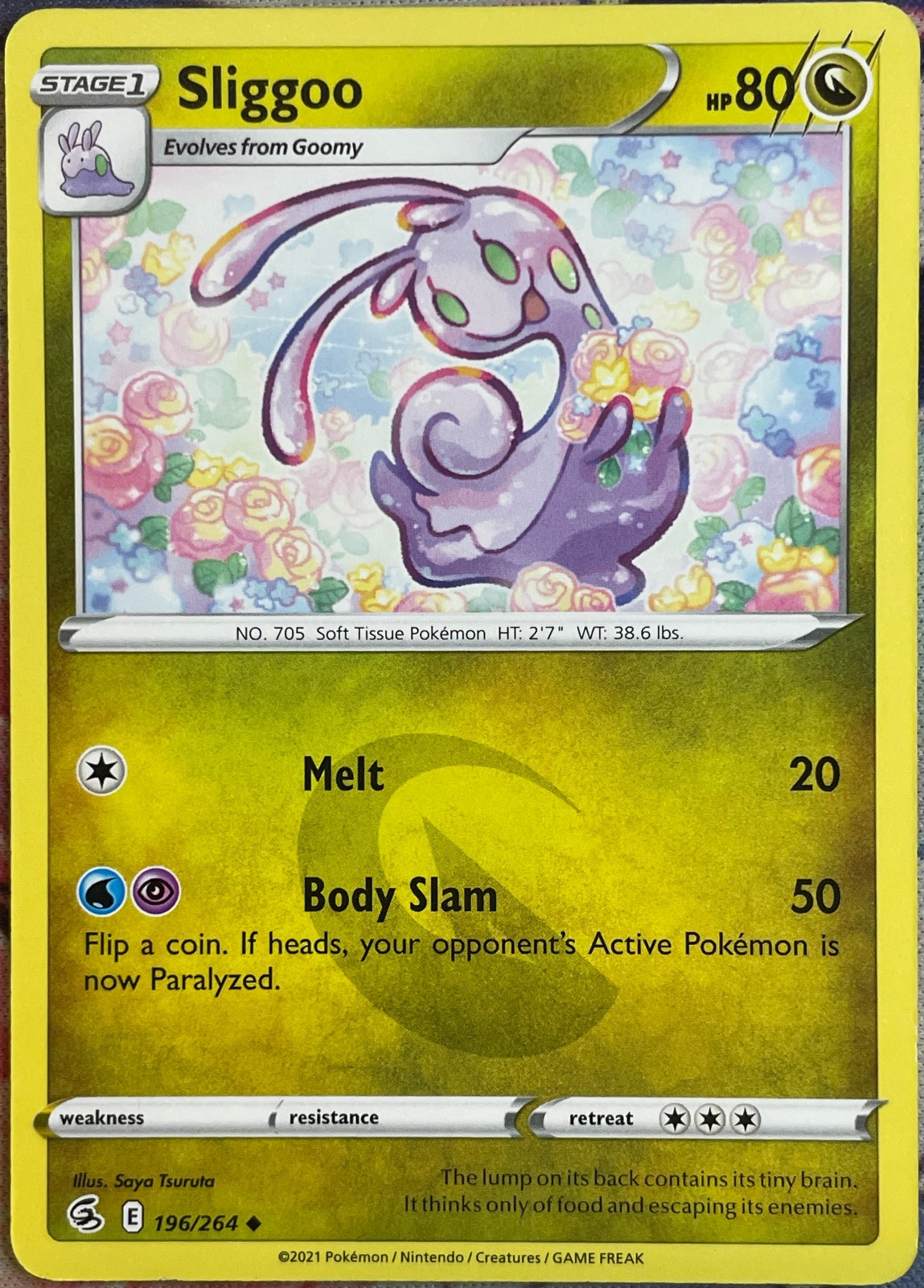 Sliggoo – 196/264 – Fusion Strike Pokemon 2021