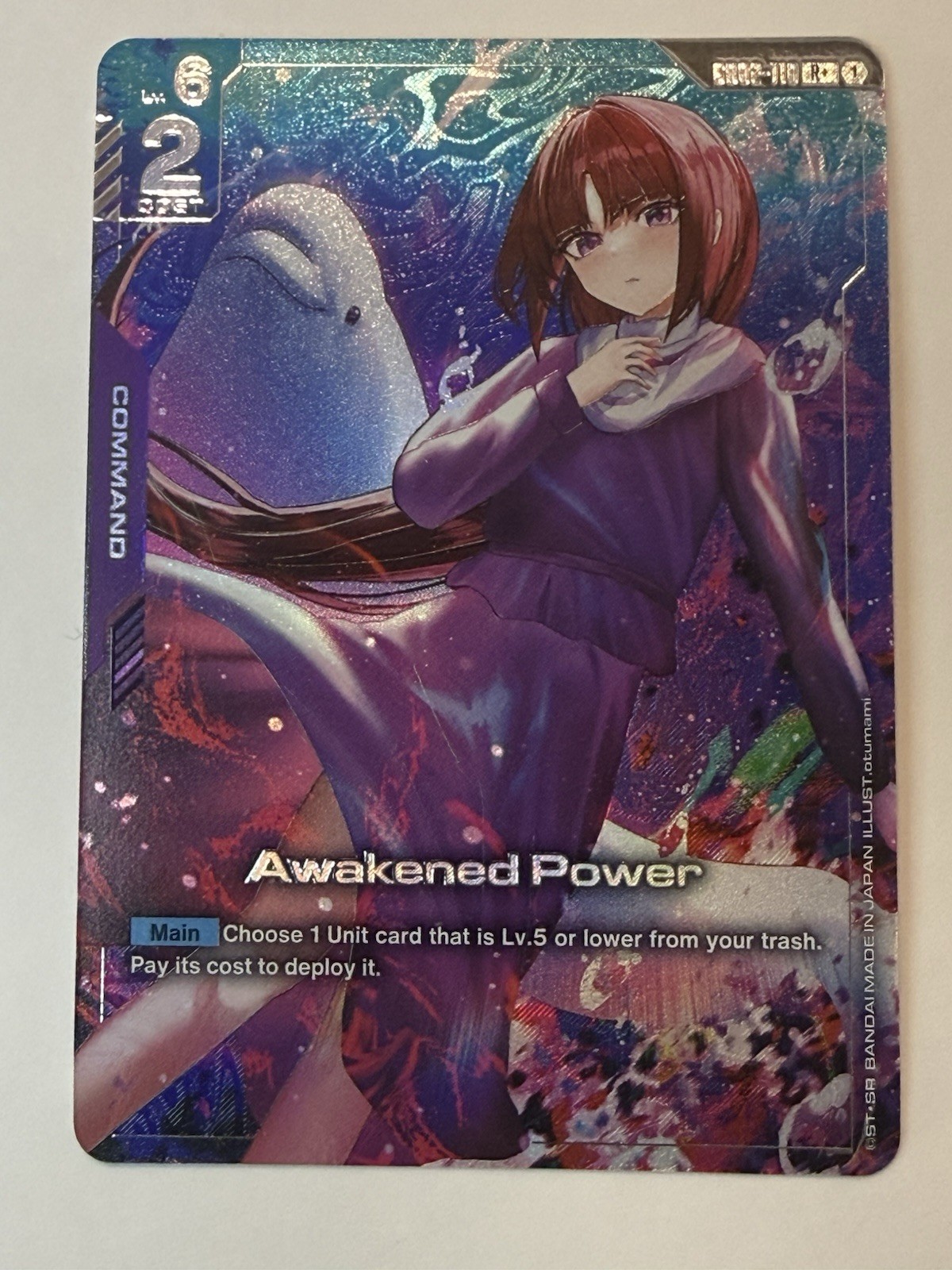 Awakened Power (R+) GD02-110 – Gundam TCG – Dual Impact English Alt Art NM