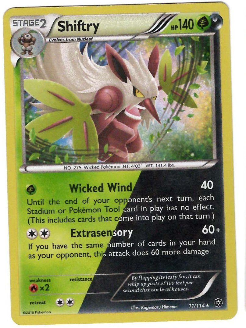 Shiftry 11/114 XY – Steam Siege Holo