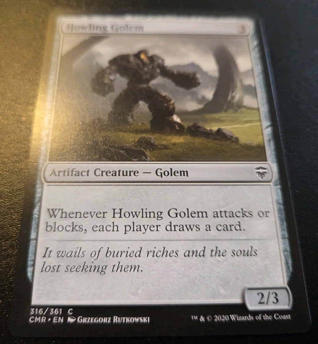 Howling Golem 316/361 Common Commander Legends Magic: The Gathering