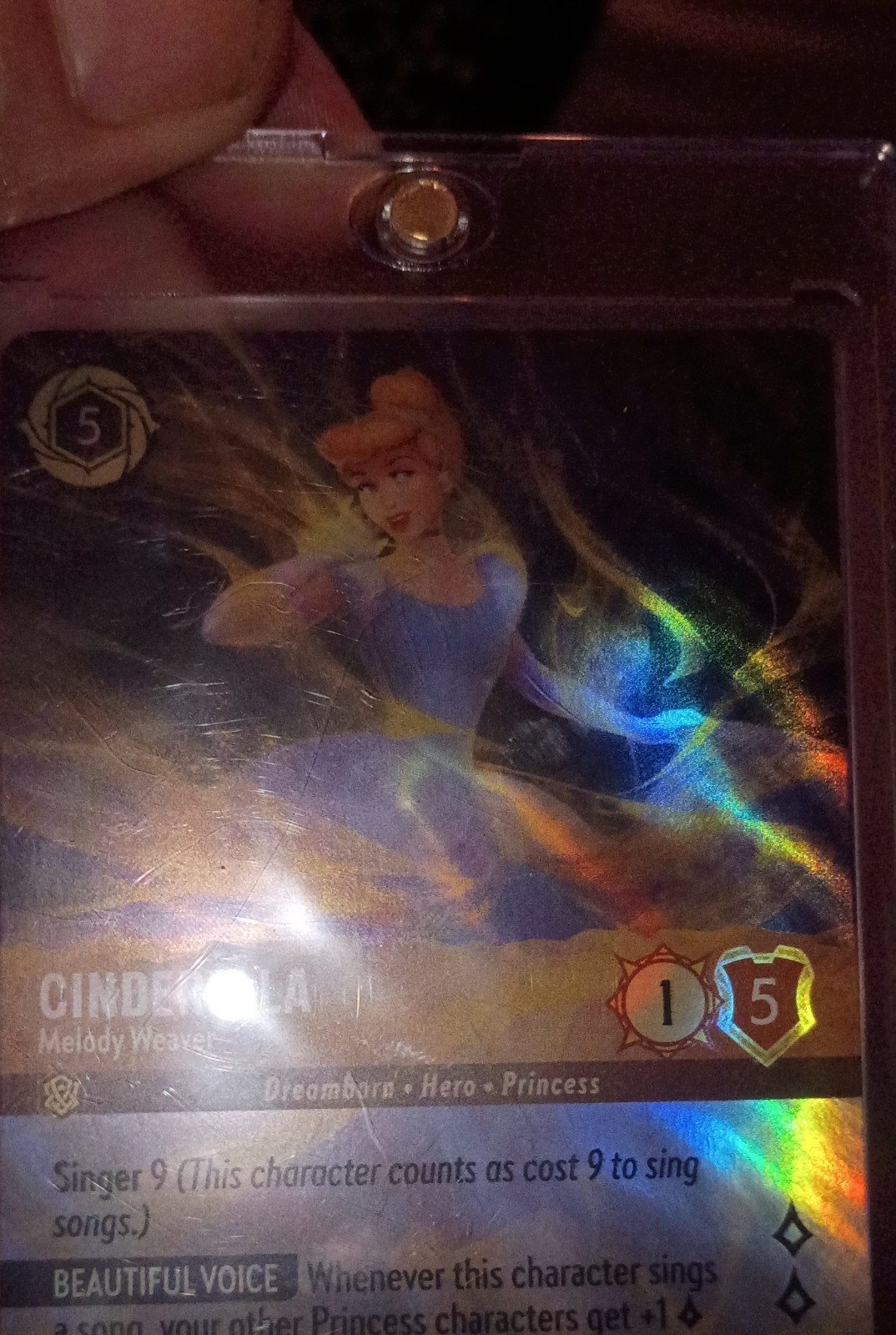 Cinderella – Melody Weaver (Enchanted) 205/204 Ursula’s Return Holo