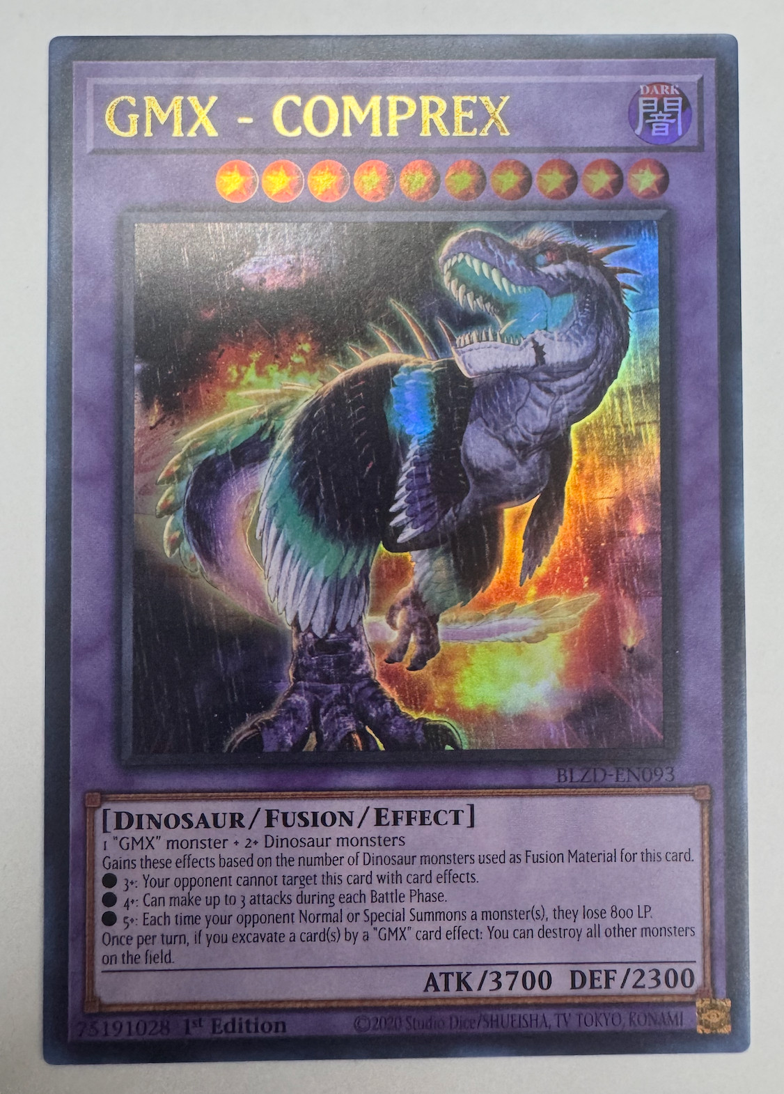 GMX – Comprex – BLZD-EN093 – Ultra Rare – Blazing Dominion – NM/M