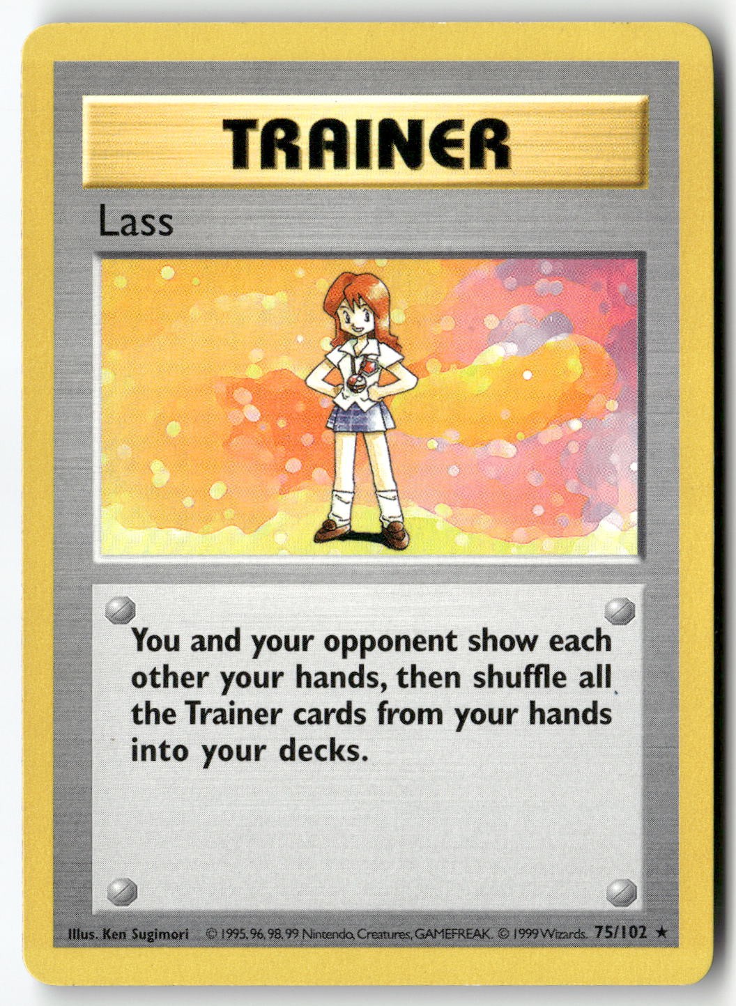 Lass [BSS – 075/102] Unlimited Rare Base Set (Shadowless) EN MP
