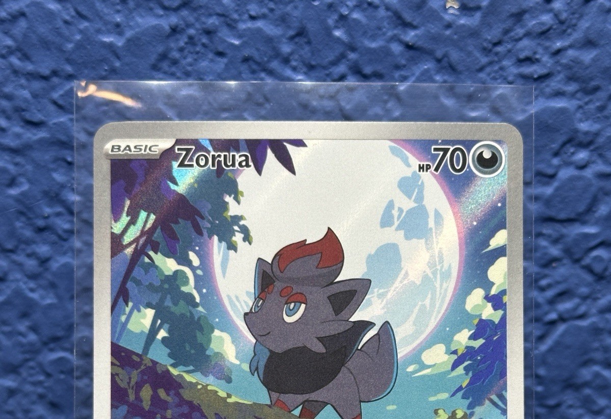 Zorua 142/086 Sv: White Flare Holo Illustration Rare