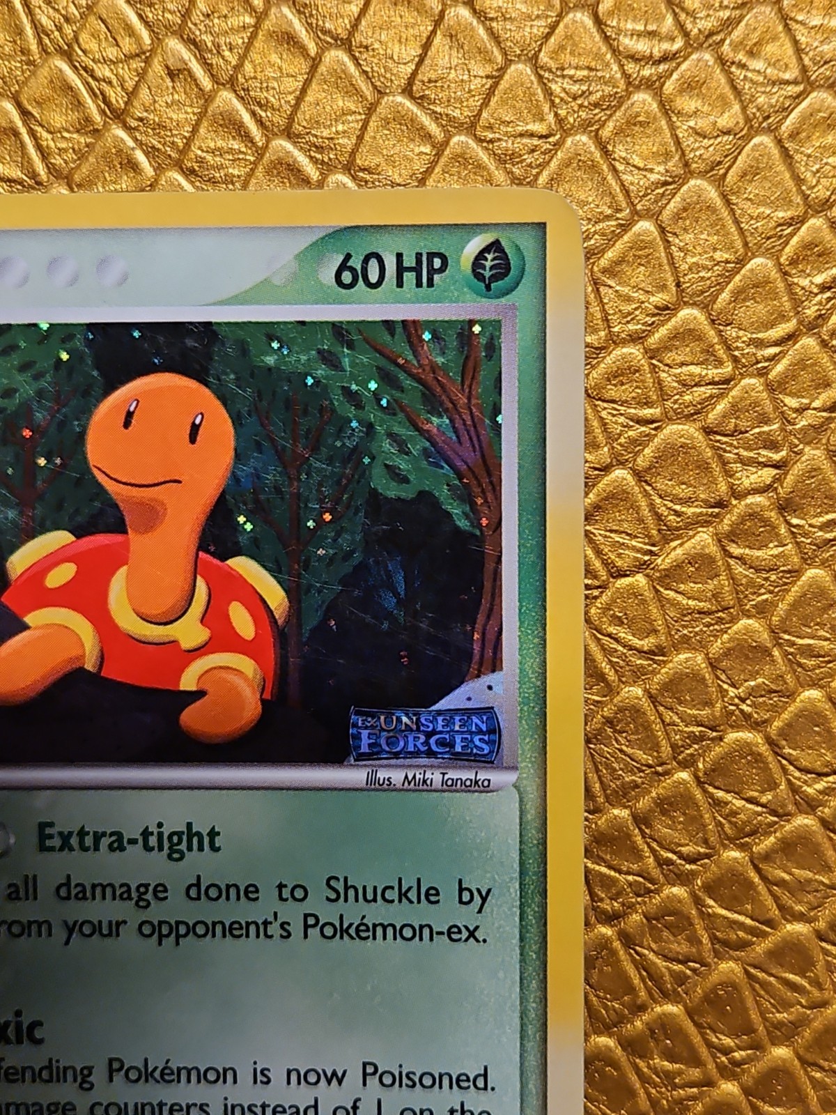 Pokémon Shuckle 47/115 Unseen Forces Reverse Holo Uncommon DMG English Card