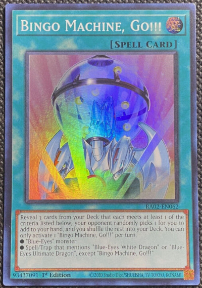 Yugioh! – Bingo Machine, Go!!! – RA02-EN062 – Super Rare – 25’th An. Rarity
