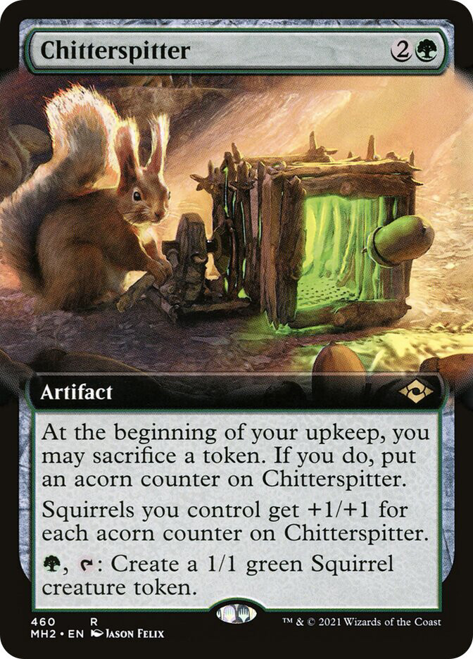 MTG Chitterspitter Extended Art – Modern Horizons 2 #460