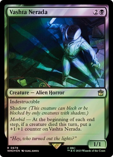 Surge Foil VASHTA NERADA Rare R 0678 EN MTG Magic DOCTOR WHO UB Universes Beyond