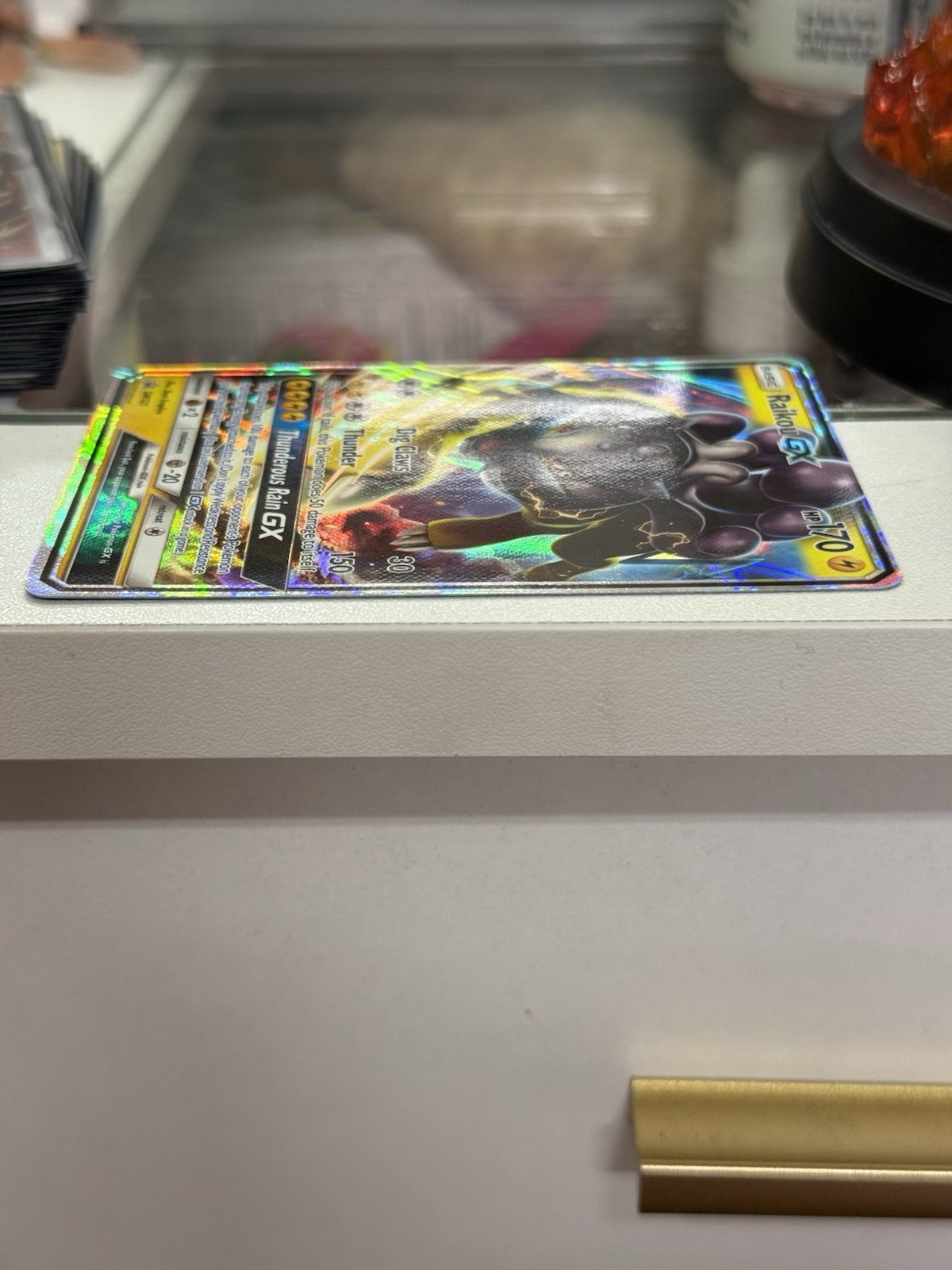 Pokémon TCG Raikou GX SM121 Black Star Promo Card