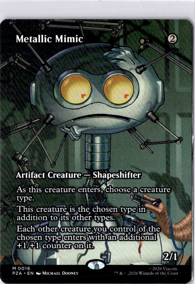 Metallic Mimic (Borderless) TMNT Source Material Regular NM M 0016