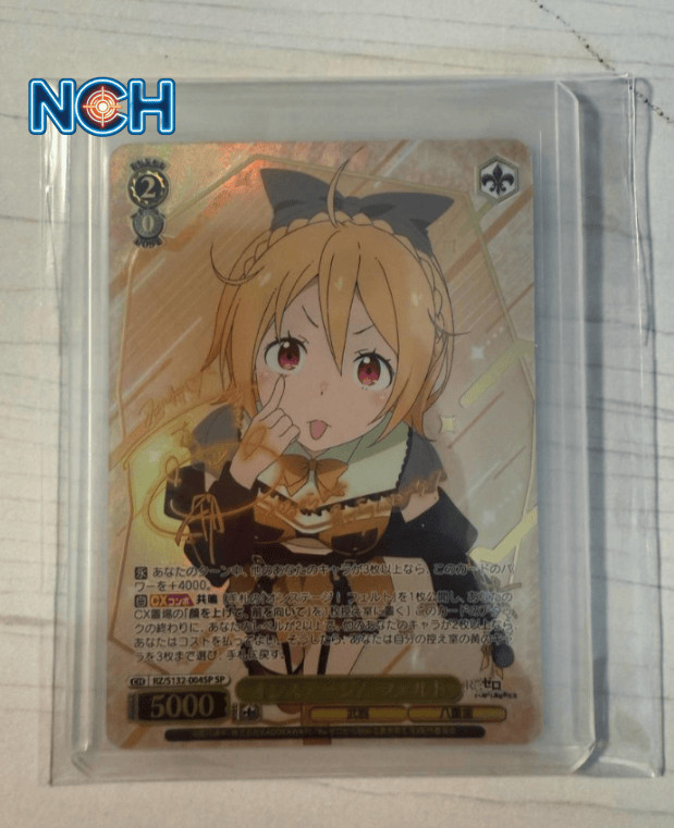 Weiss Schwarz Re:Zero Vol.4 Onstage! Felt SP RZ/S132-004SP Signed Foil Japanese！