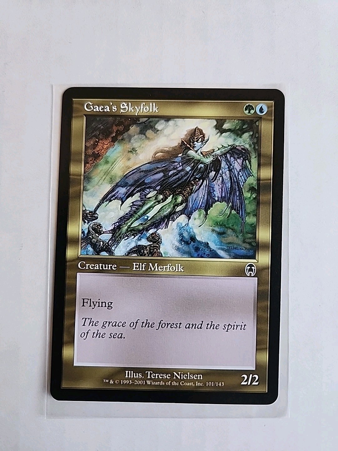 Gaea’s Skyfolk – Apocalypse – MTG Magic – Common – Green Blue Creature