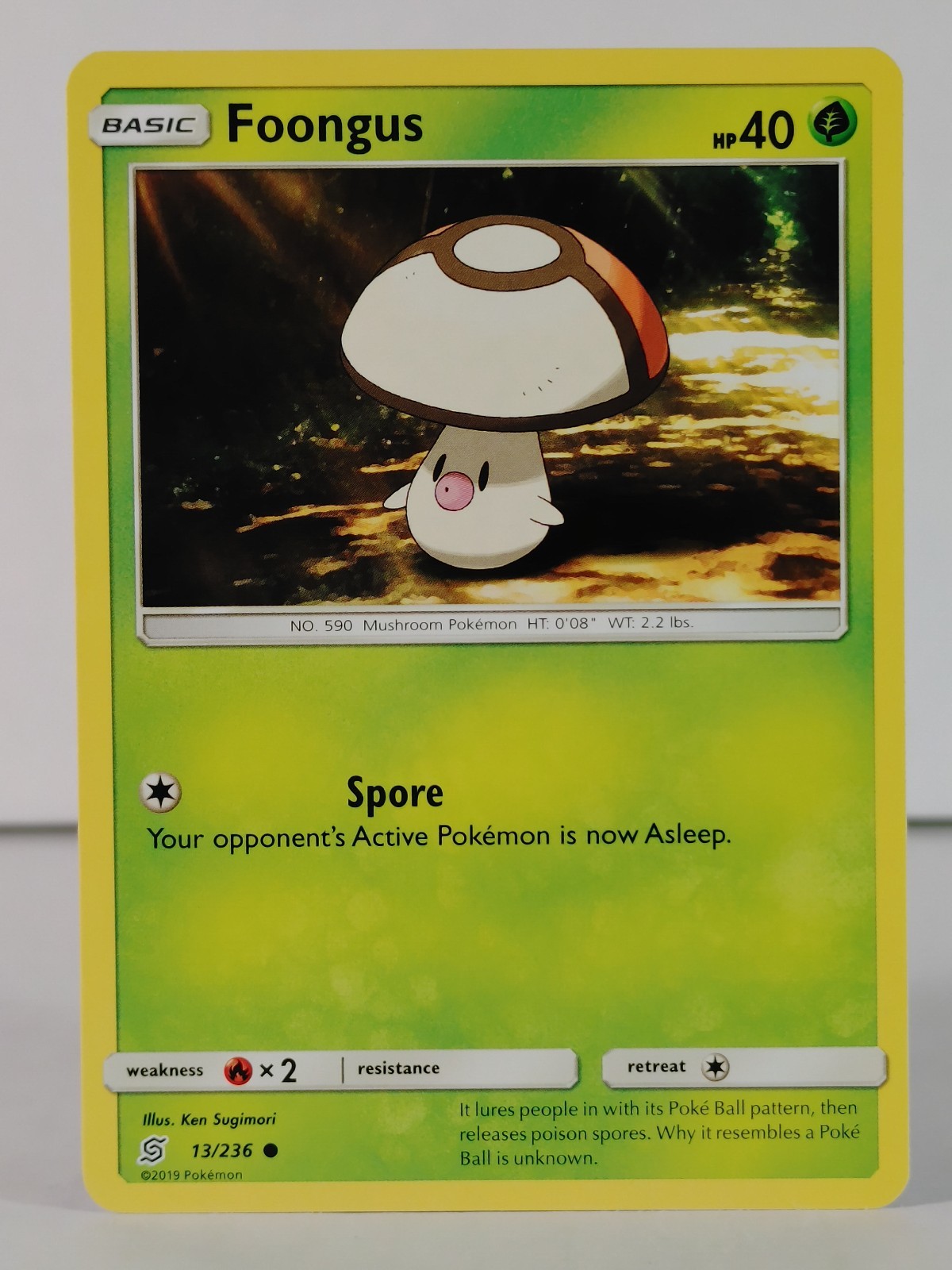Foongus – SM Unified Minds – POKEMON – 13/236 – singles