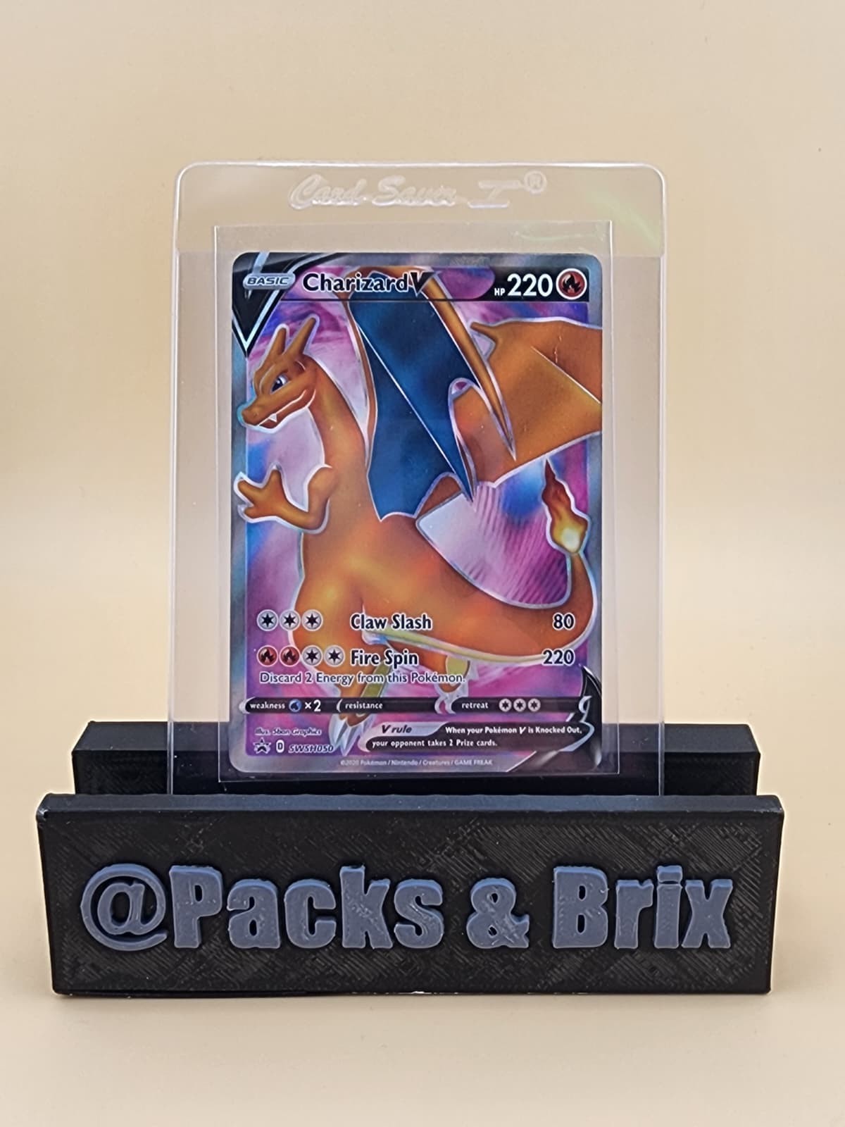 Charizard V SWSH050 SWSH: Sword & Shield Promo Cards Holo Near Mint (NM)