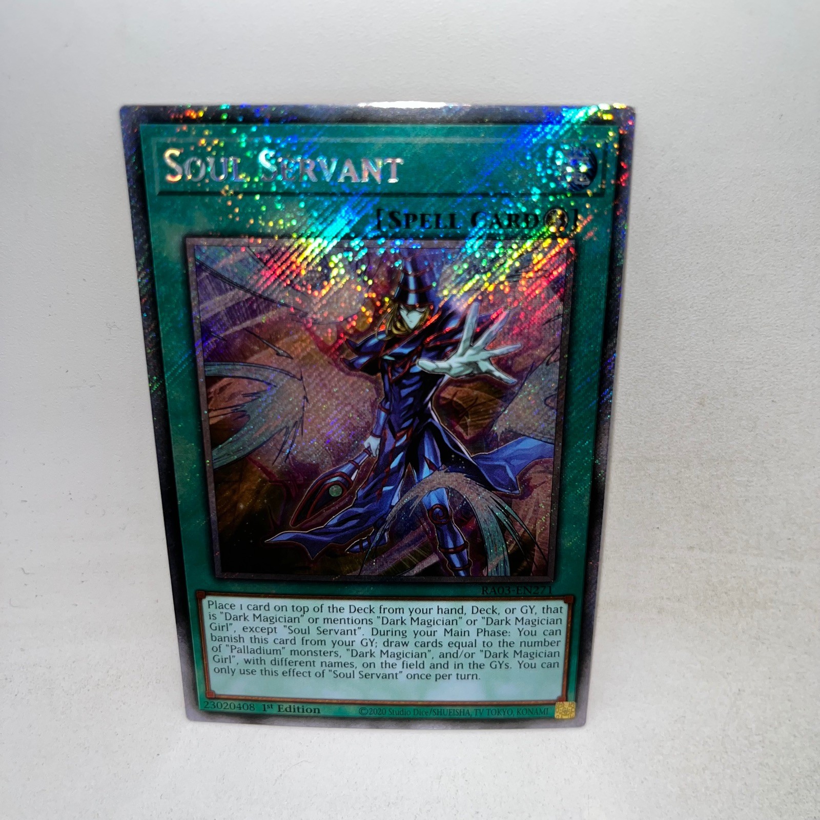 Soul Servant (Platinum Secret Rare) RA03-EN271 Quarter Century Bonanza Yugioh