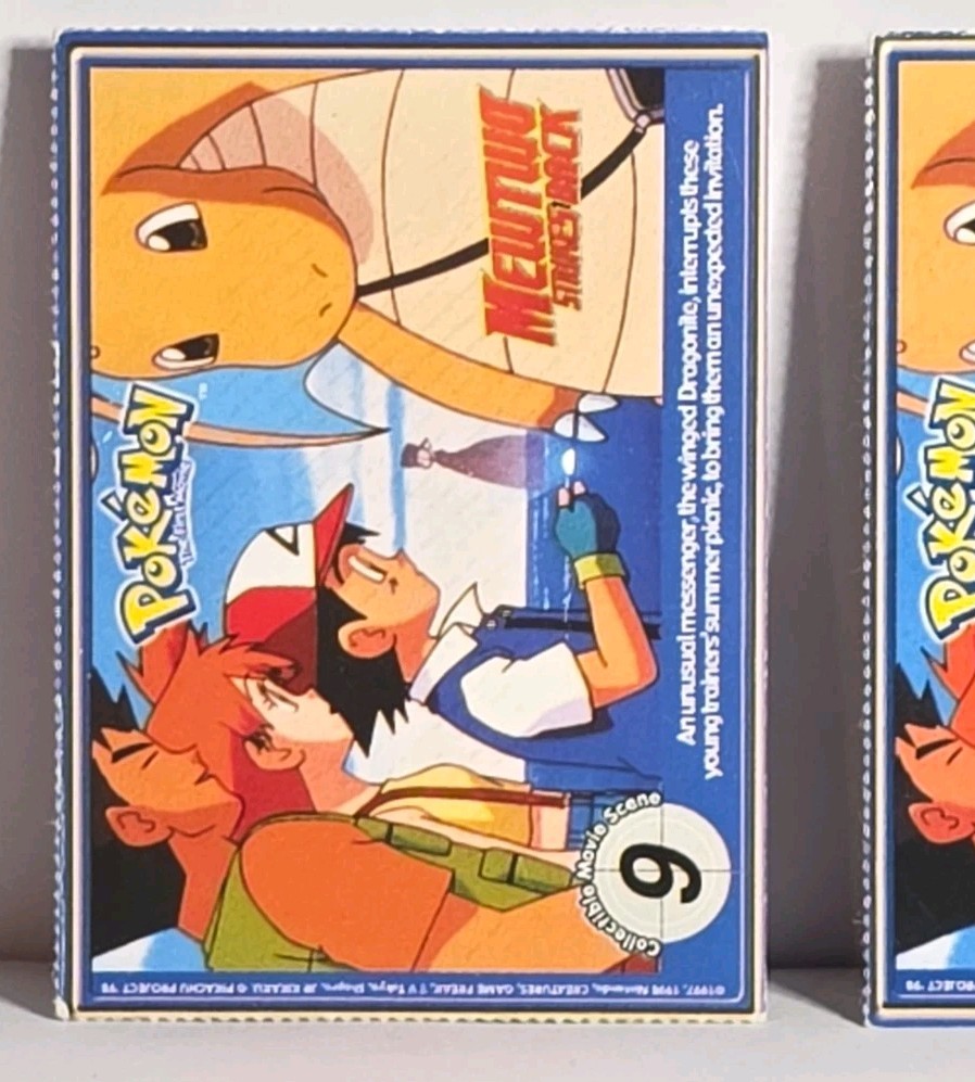 Magikarp Gyarados Evolution Set Pokemon Poketrivia Movie Cards Burger King 1999