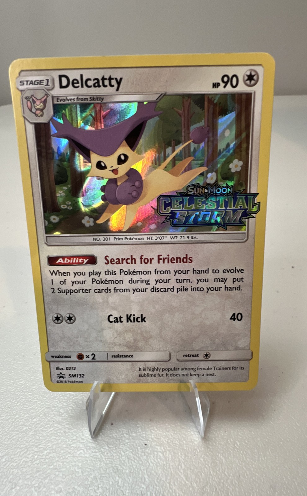 Delcatty – (Prerelease) SM132 Sm Holo