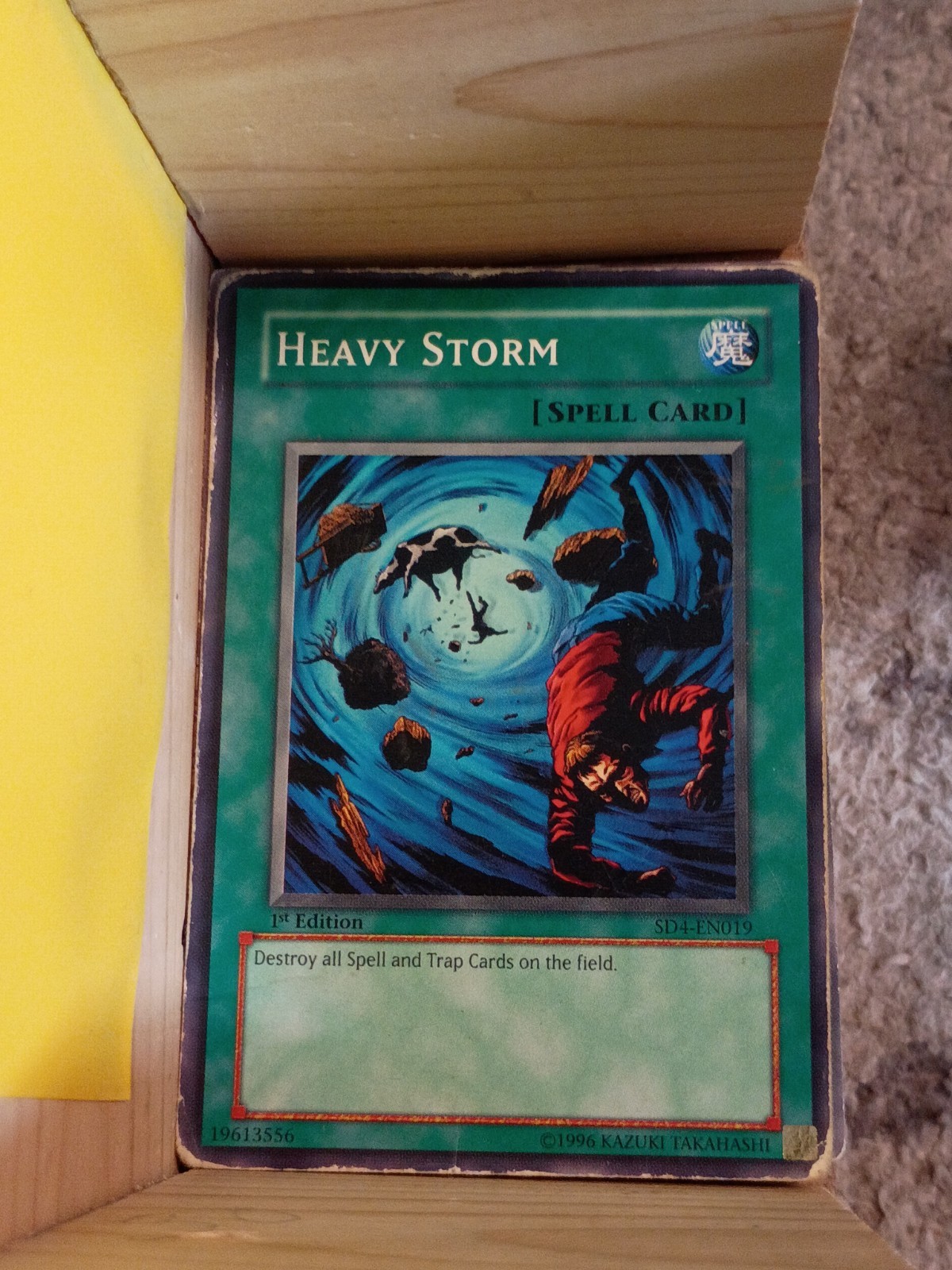 Heavy Storm SD4-EN019 Structure Deck: Fury from the Deep 1st Edition
