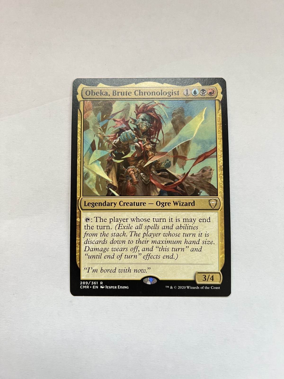 Commander Legends Magic: The Gathering Obeka, Brute Chronologist