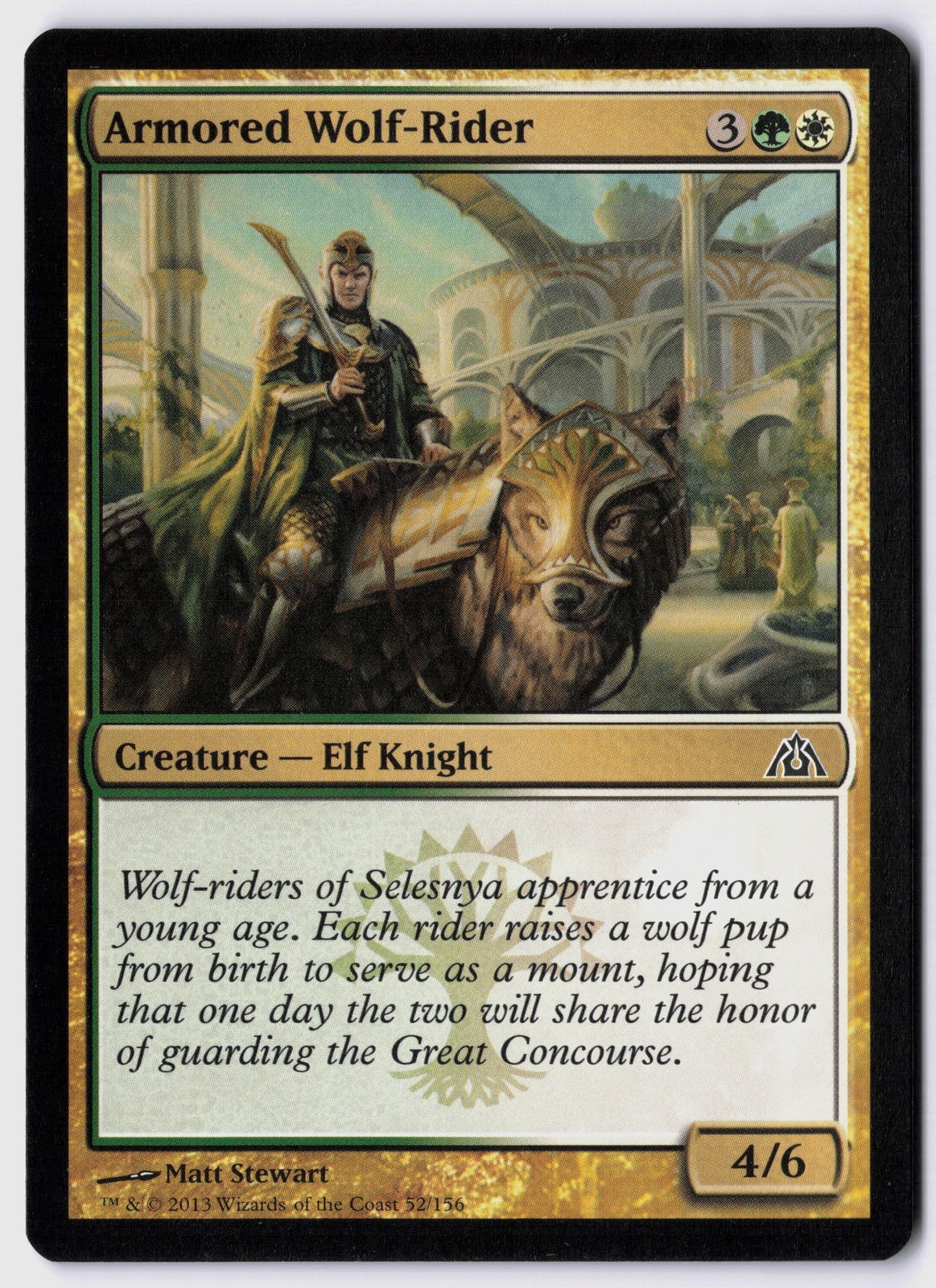 Armored Wolf-Rider 52 Normal Dragon’s Maze NM