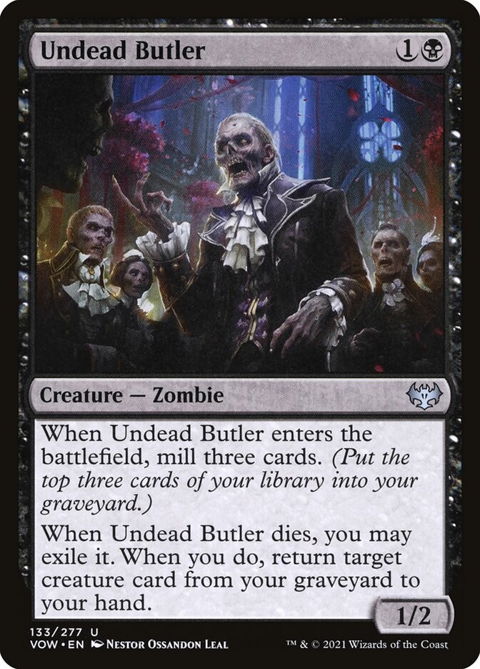 Undead Butler (133) Innistrad: Crimson Vow VOW MTG Magic