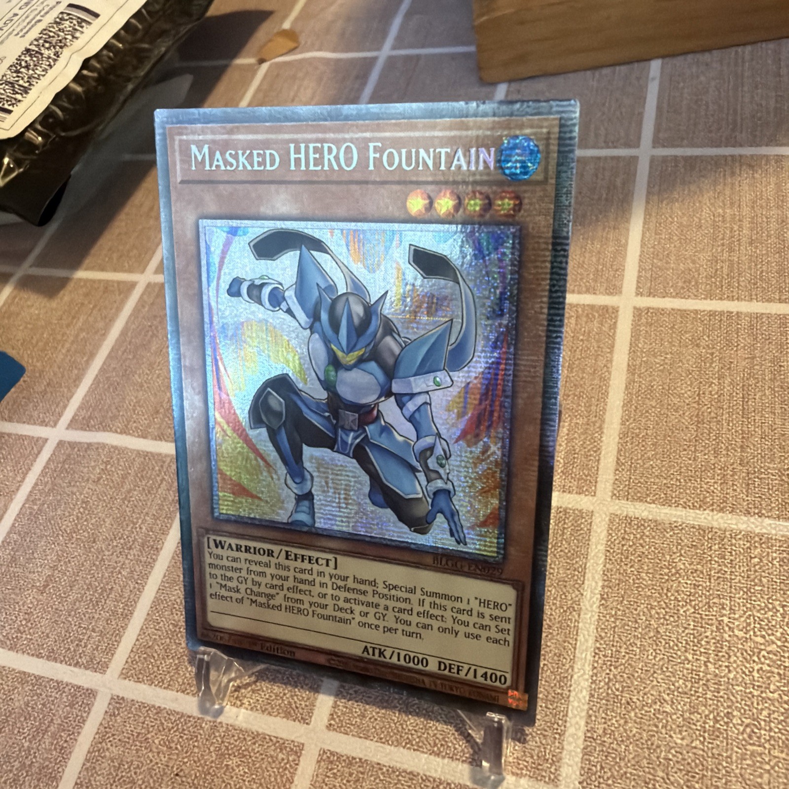 Masked HERO Fountain (Starlight Rare) BLGG-EN029 Battles of Legend: Glorious…