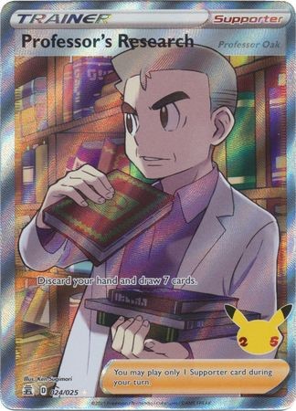 PROFESSOR’S RESEARCH 024/025 25TH CELEBRATIONS POKEMON (FULL ART, NM)