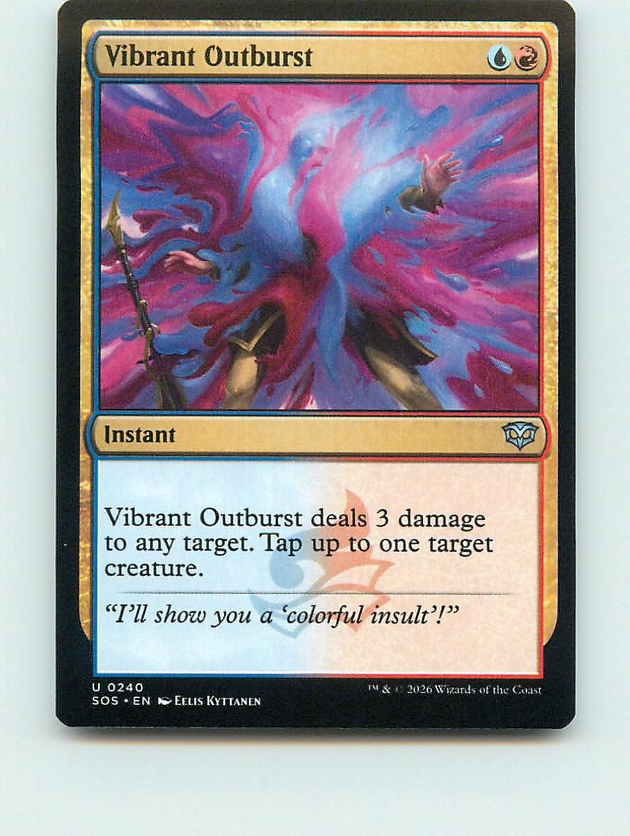 Vibrant Outburst – U240 – MTG – Secrets of Strixhaven