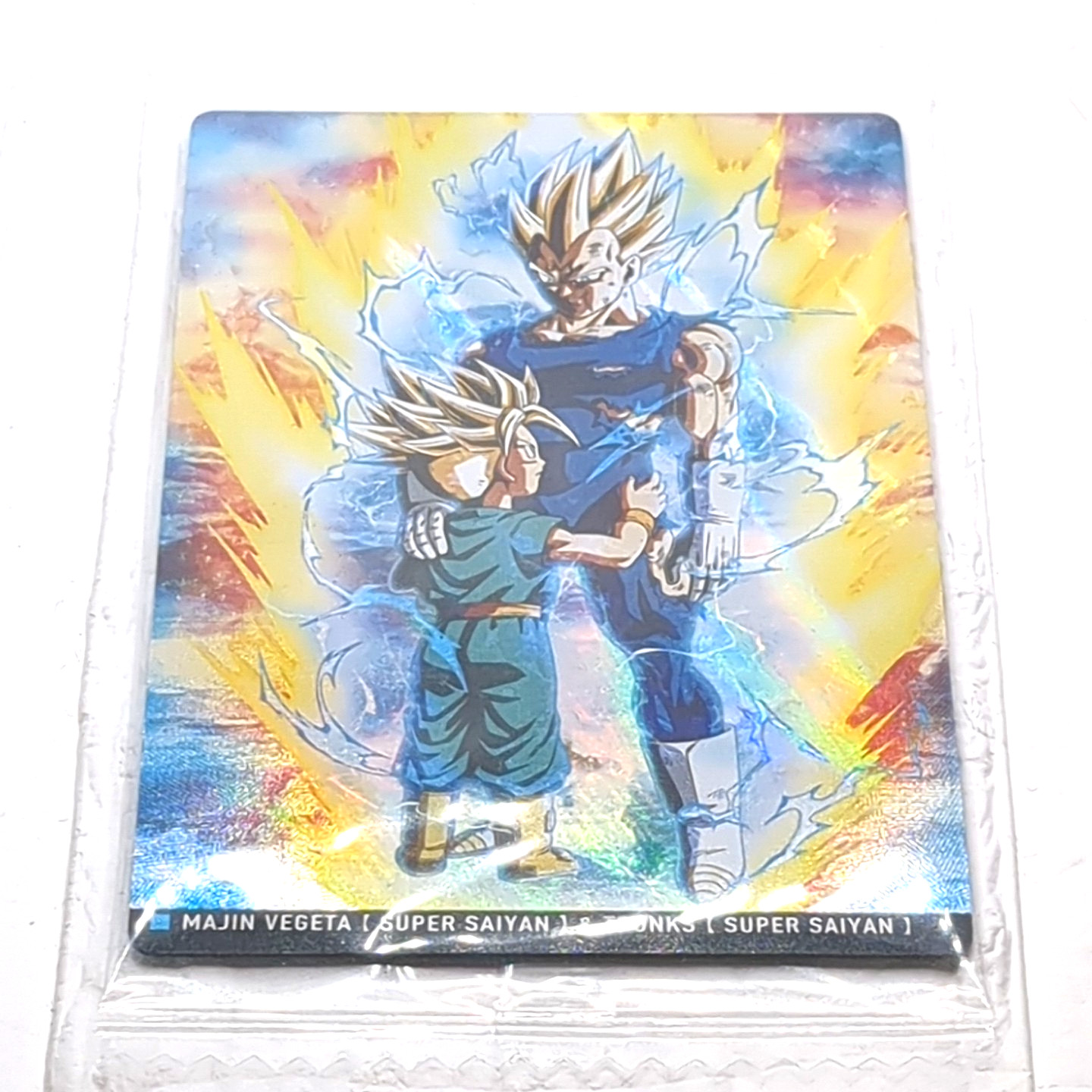 6-21 R Majin Vegeta Trunks Dragon Ball Itajaga Rare Plastic Trading Card NM Mint