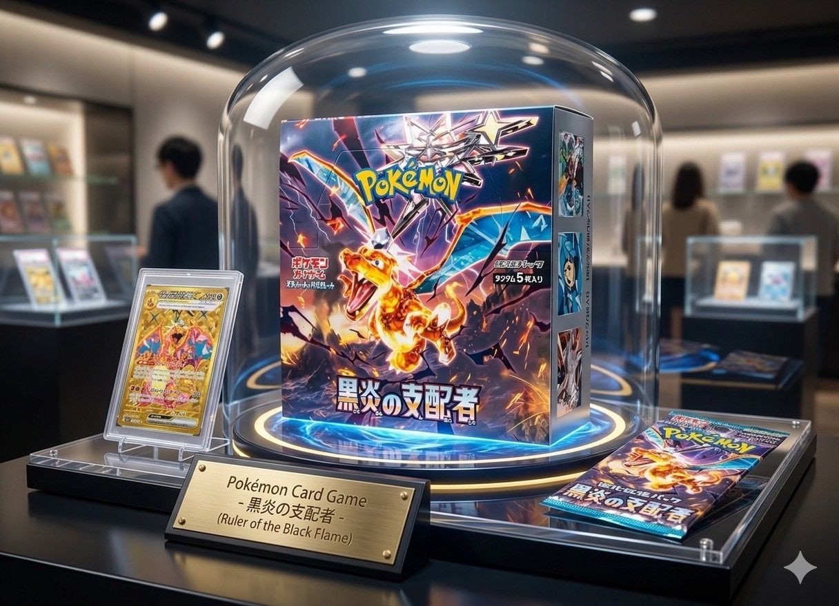 Pokemon Card With Shrink Black Flame Ruler 1Box No.MC2625