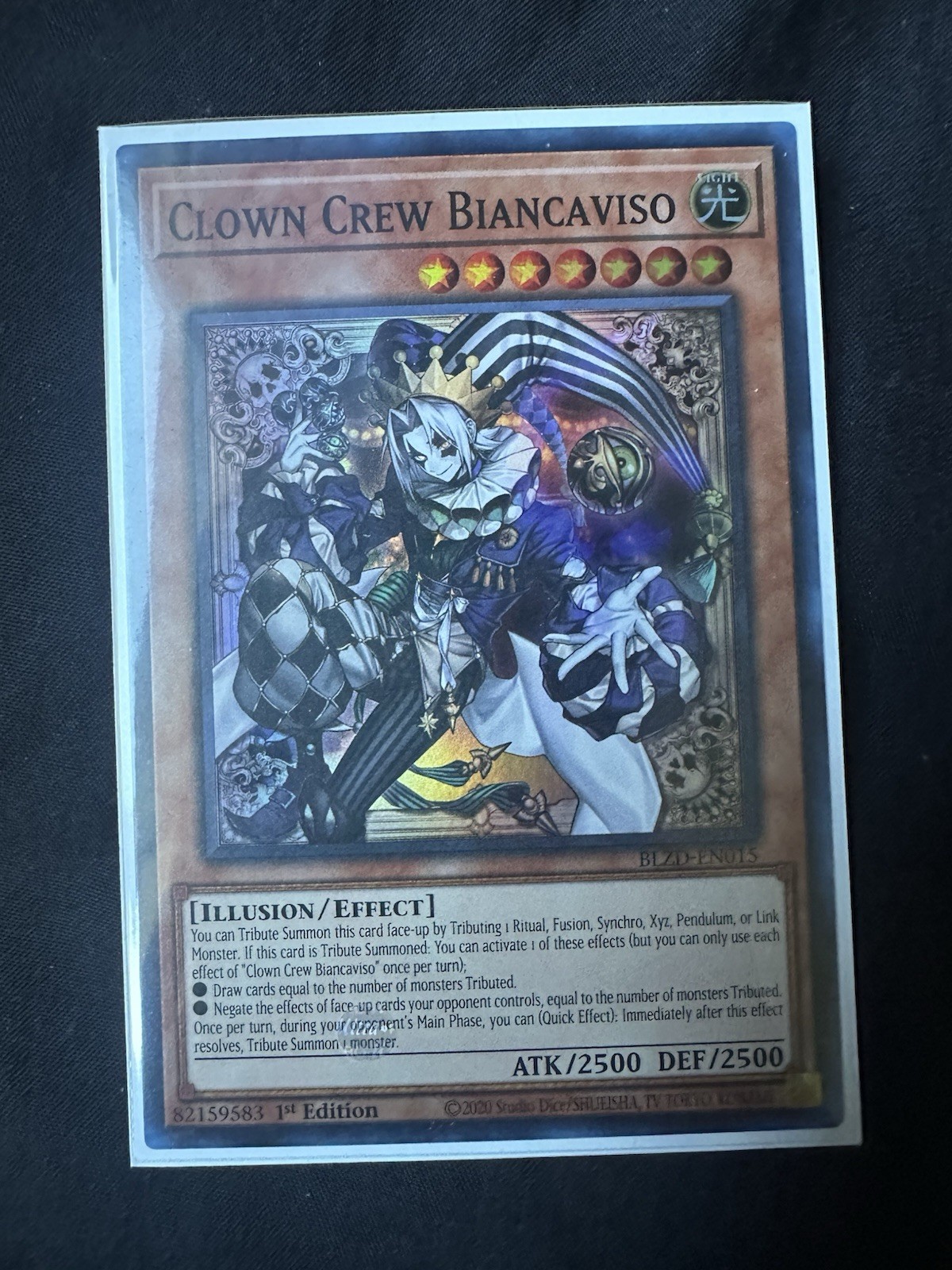 Clown Crew Biancaviso (BLZD-EN015) – Super Rare – 1st Edition