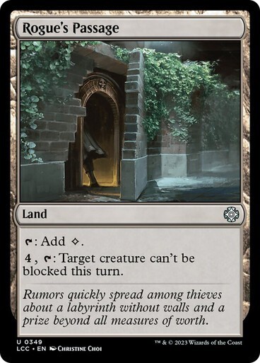 Rogue’s Passage Land NM MTG Commander: the Lost Caverns of Ixalan [LCC] Regular