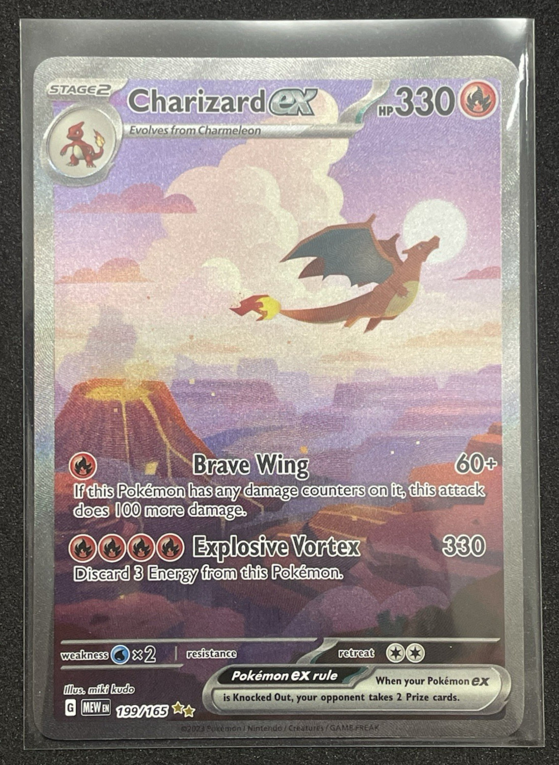 2023 Pokemon S&V 151 Charizard ex Special Illustration Rare 199/165