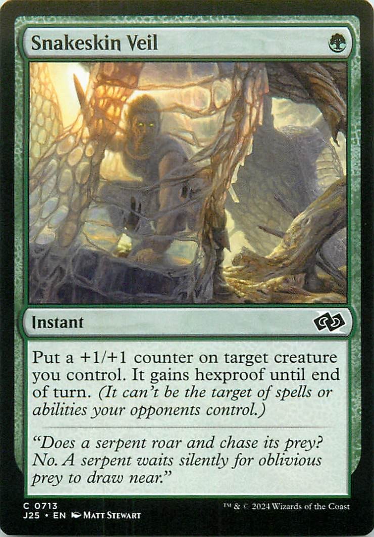 Snakeskin Veil – C713 – MTG – Foundations Jumpstart (J25)