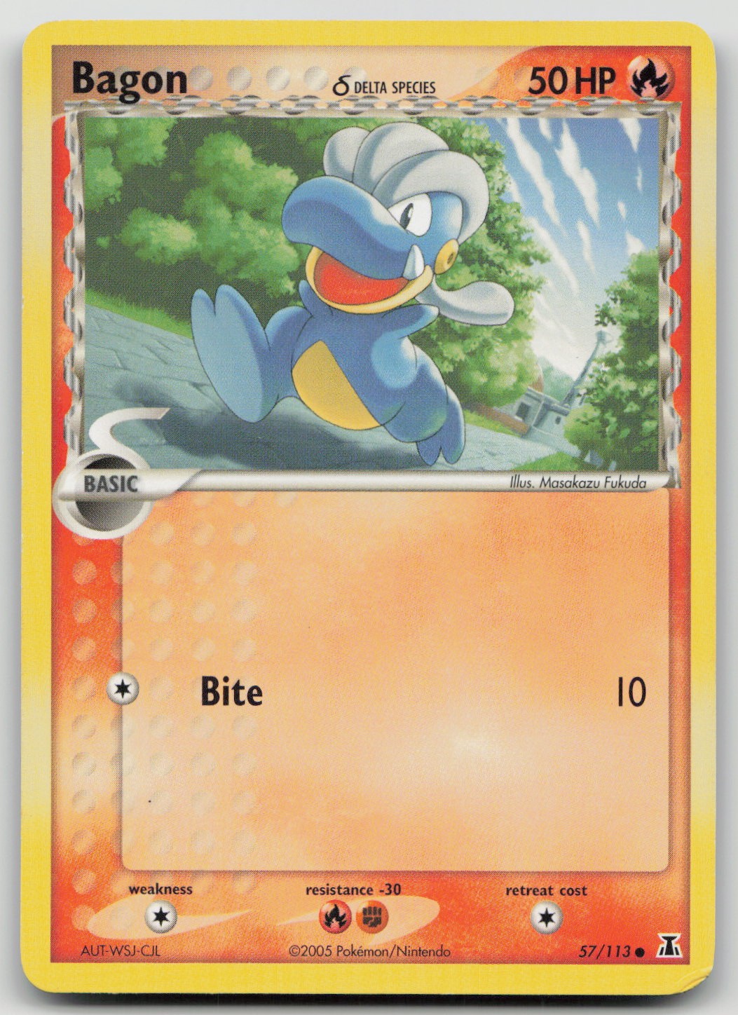 Pokemon TCG Bagon – (Delta Species) Common Delta Species 57/113 MP