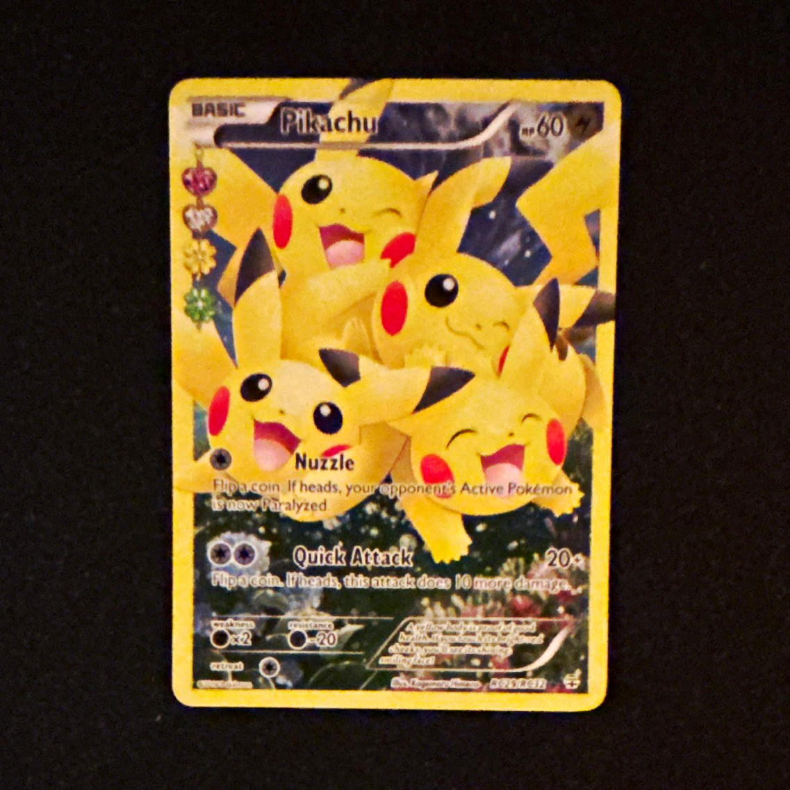 Pokemon Pikachu Full Art Holo RC29-32 Generations Radiant Collection 2016