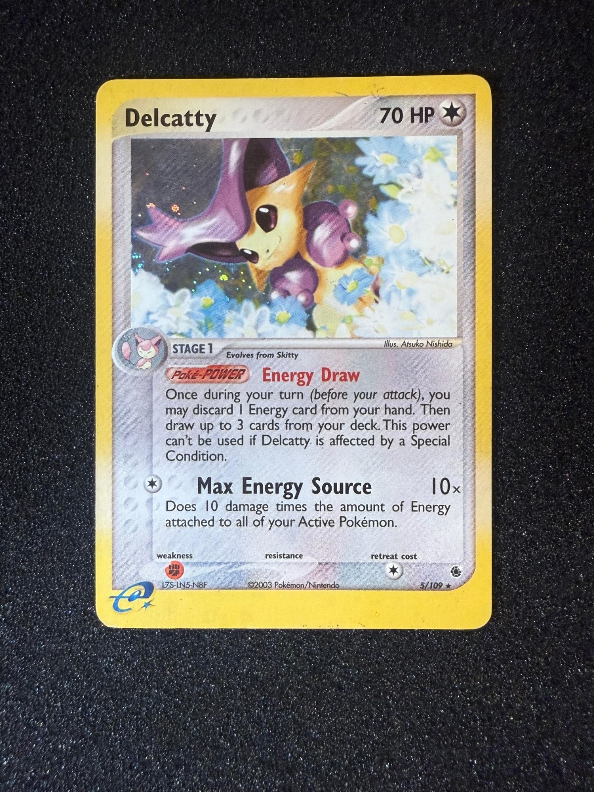Pokemon Delcatty Ruby & Sapphire Holo Rare 5/109