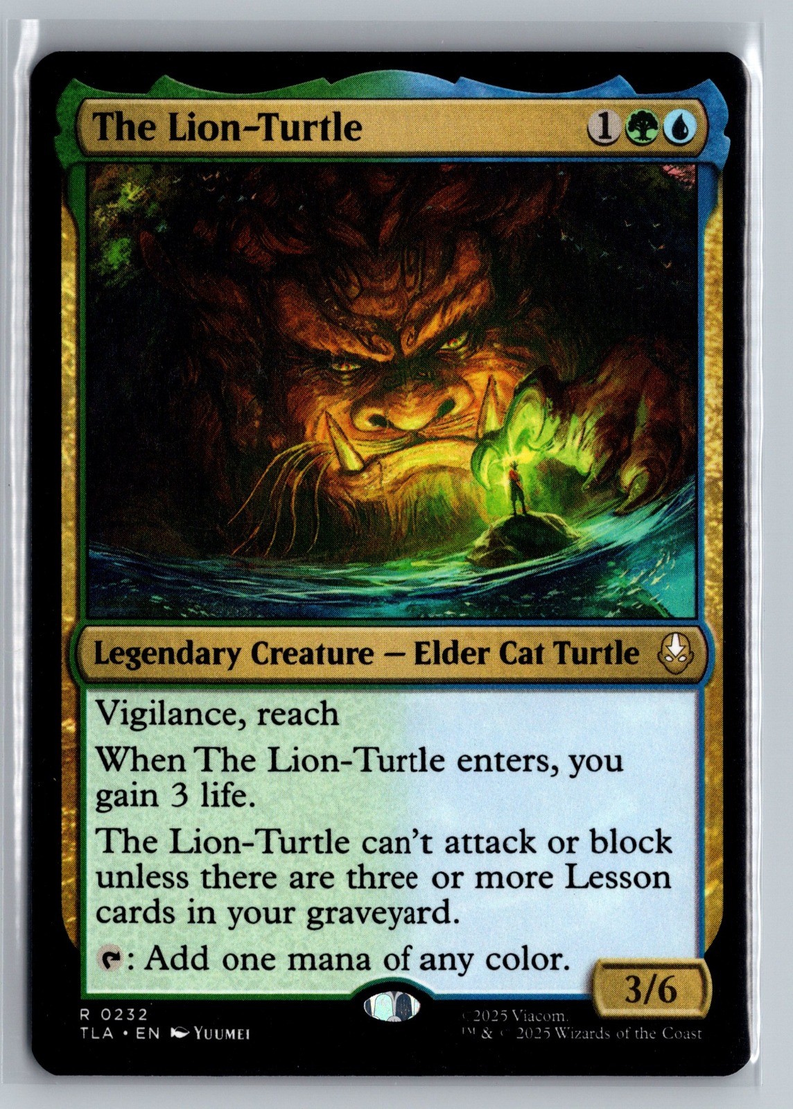 The Lion-Turtle R Avatar: The Last Airbender 232 NM