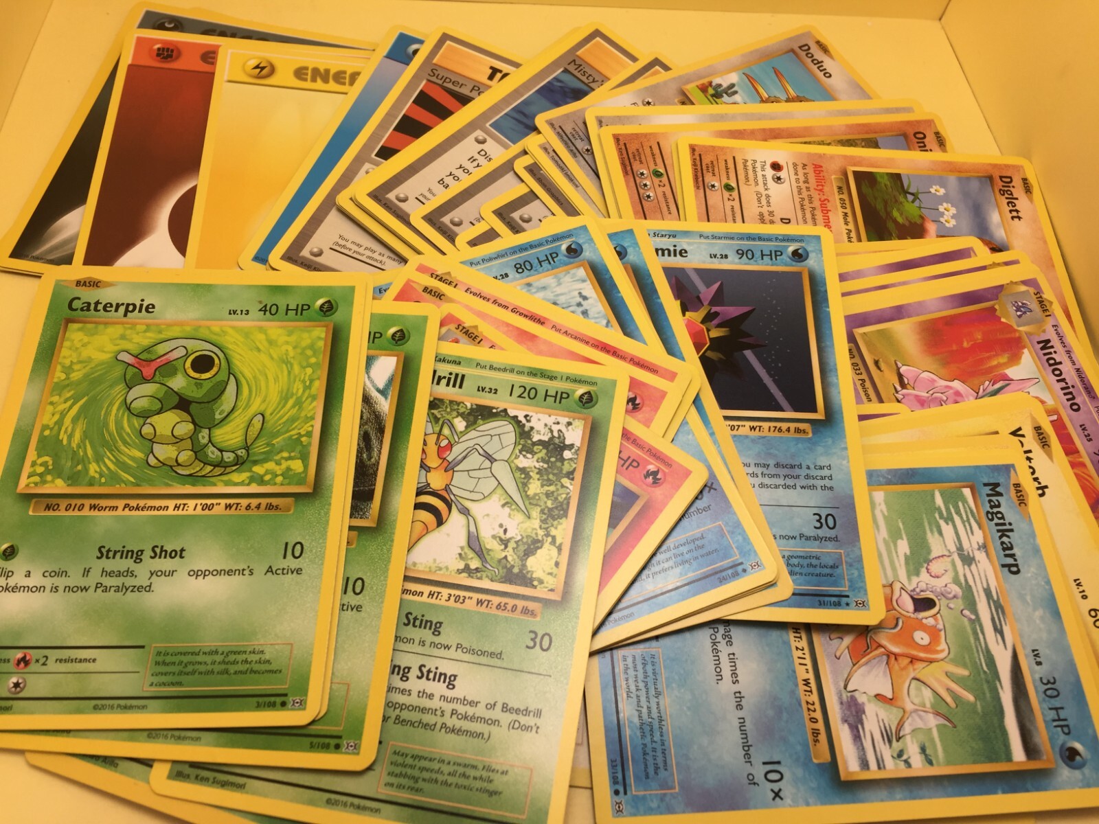 Pokemon XY Evolution Series Non-Holo Card /108 – $2 Minimum Order Required