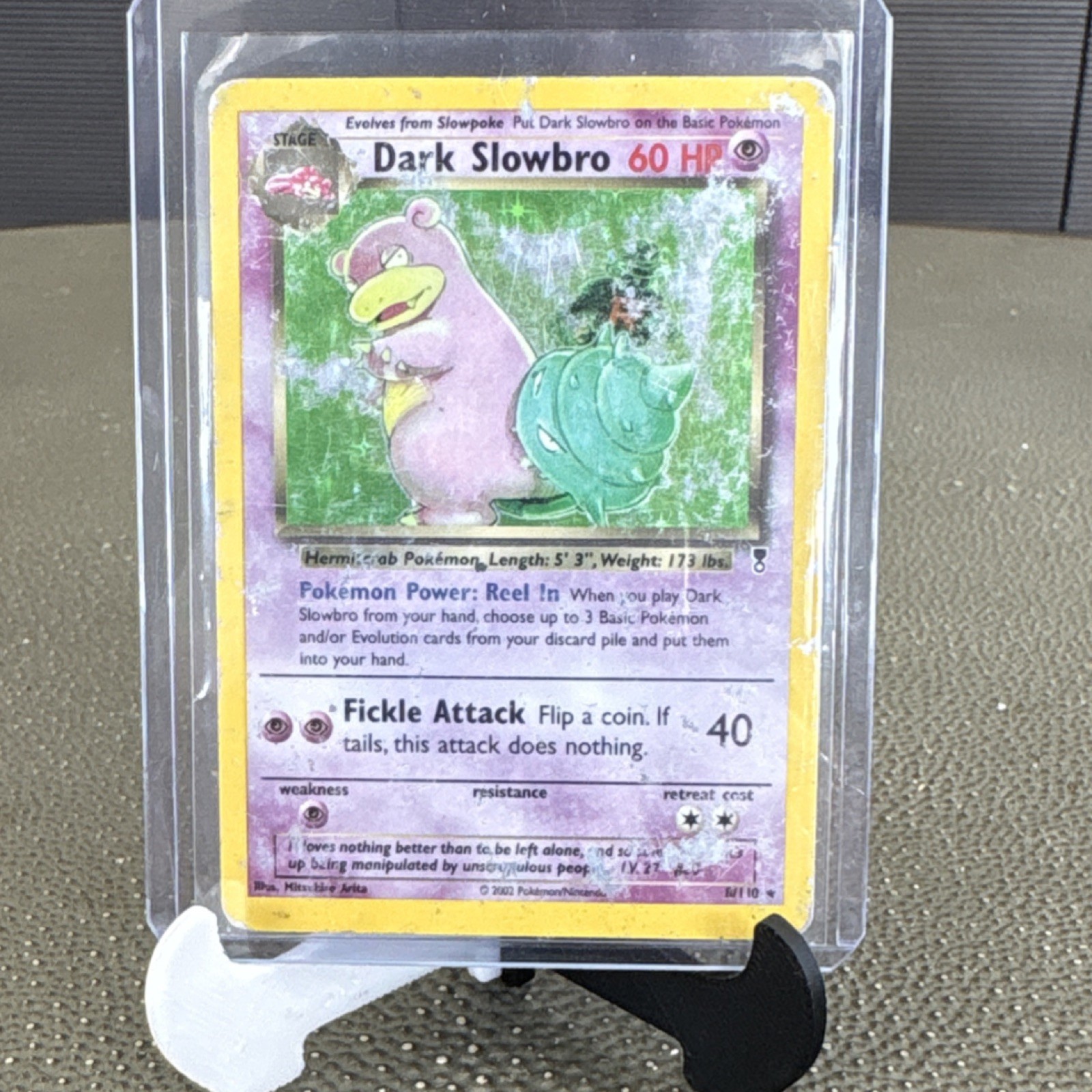 Pokémon Dark Slowbro Legendary Collection Holo Rare 8/110 60 HP 2002
